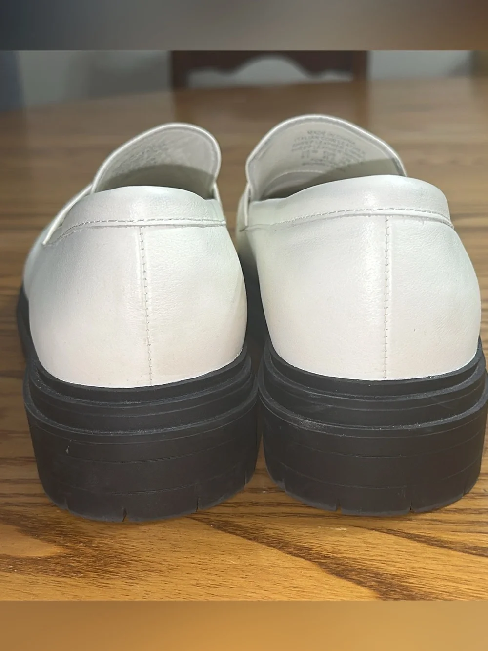 Quince Italian Leather Lug Sole Loafer (shoe23)